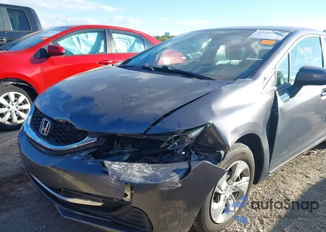 2014 Honda Civic Lx из США, поврежденный, VIN 19XFB2F5XEE007183